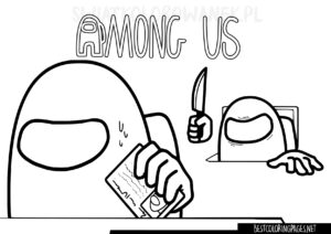 Among Us Coloring Pages 1