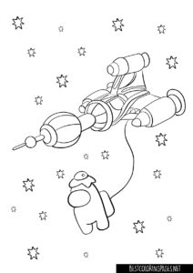 Among Us Coloring Page