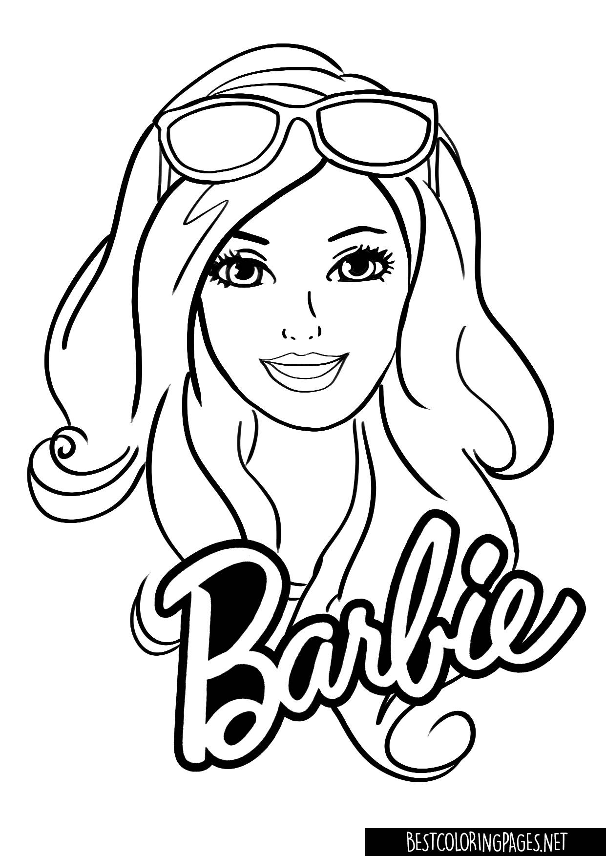 Barbie Coloring Pages Free printable coloring pages