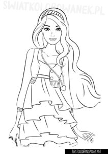 Barbie Coloring Pages 