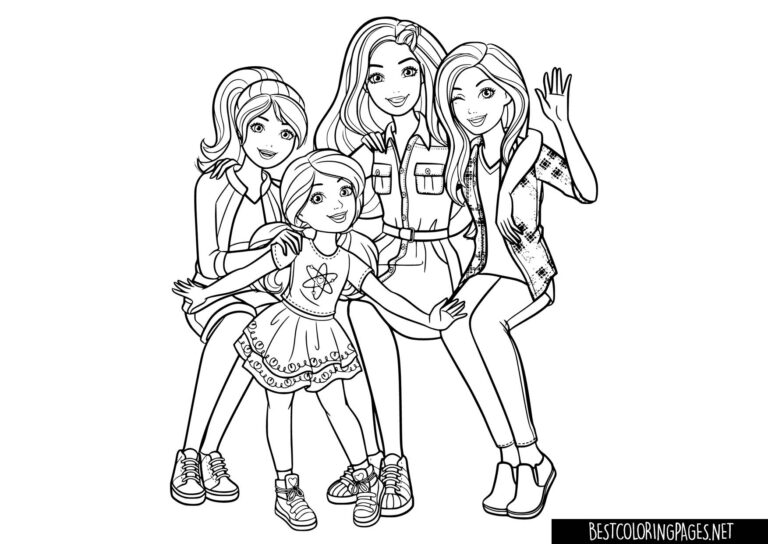 Barbie Coloring Pages - Bestcoloringpages.net