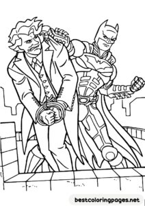 Batman and Joker Coloring Pages