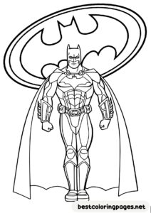 Batman coloring page