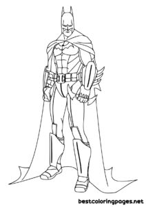 Batman coloring sheet