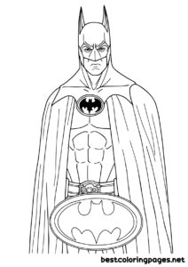 Batman superhero coloring pages 2
