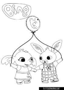 Bing and Sula coloring pages