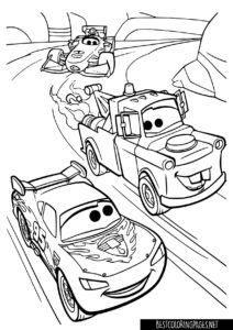 Cars Movie Free printable coloring pages