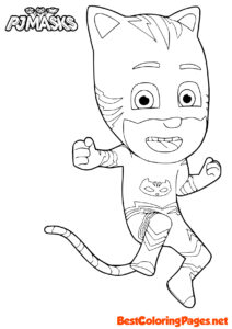 Catboy coloring pages
