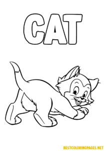 Cats coloring page 2