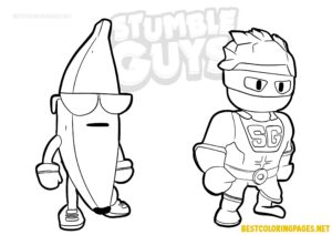 Coloring Page Stumble Guys