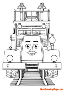 Coloring Page Thomas the Train 2