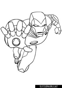 Coloring Pages Avengers Ironman