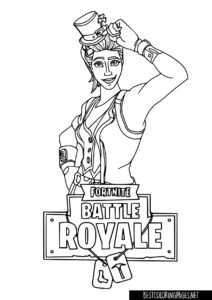 Coloring Pages Fortnite Battle Royale