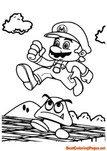 Coloring Pages From Mario Games