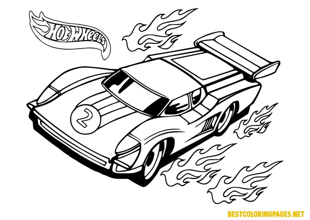 Coloring Pages Hot Wheels