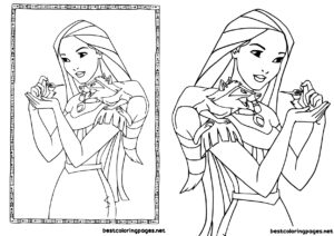 Coloring Pages Pocahontas