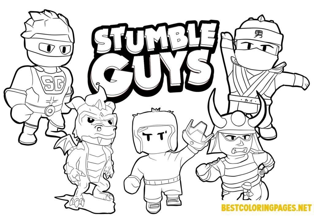 Coloring Pages Stumble Guys