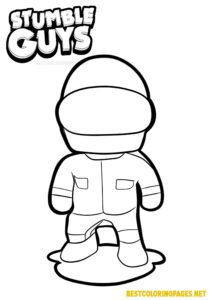 Coloring Pages Stumble Guys Racer