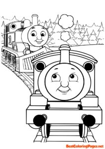 Coloring Pages Thomas and Friends 3