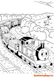 Coloring Pages Thomas the Train 2