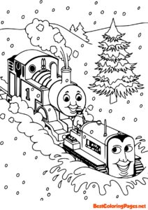 Coloring Pages Thomas the Train PDF