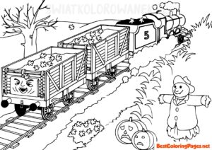 Coloring Pages Train Thomas