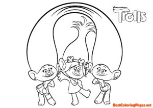 Coloring Pages Trolls