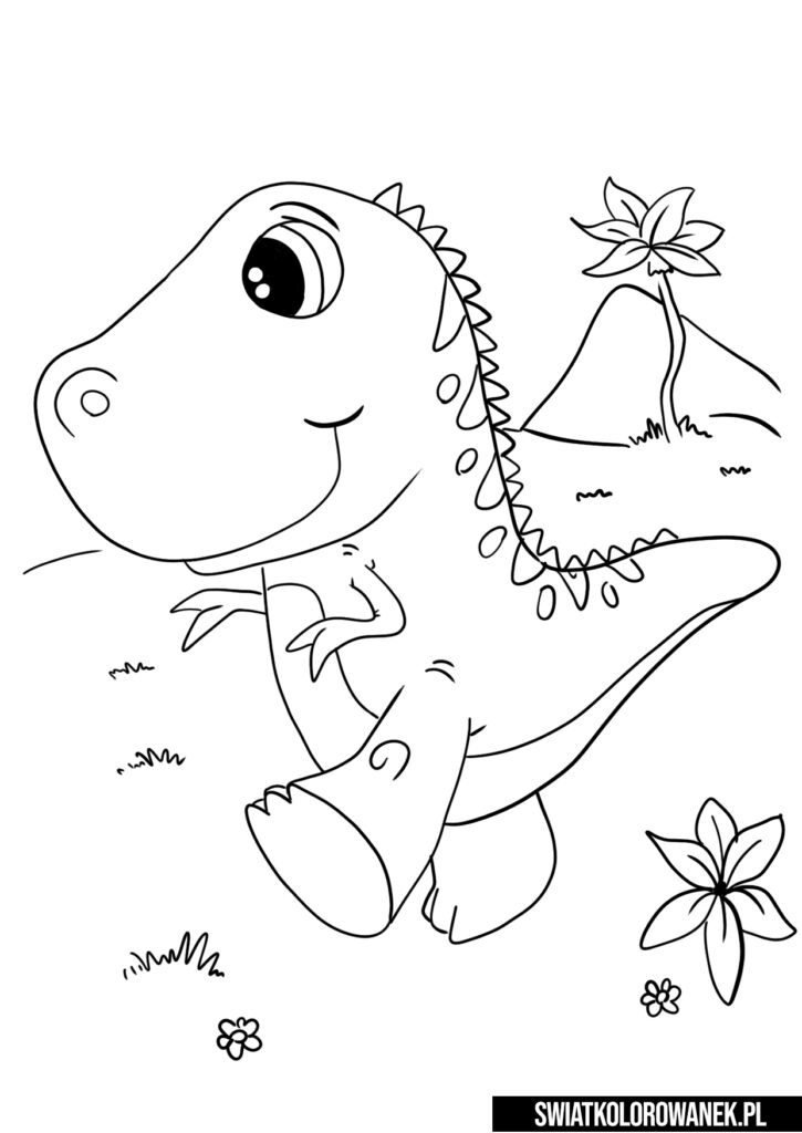 Coloring page dinosaurs