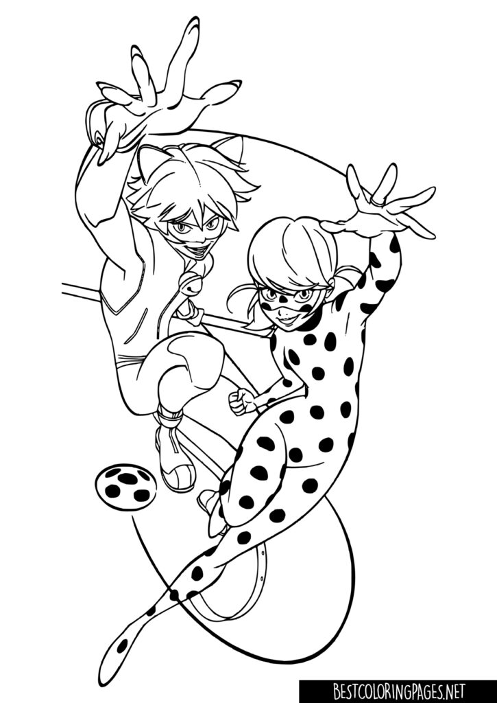 Coloring pages Miraculous