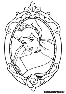 Coloring pages with princesses for girls
