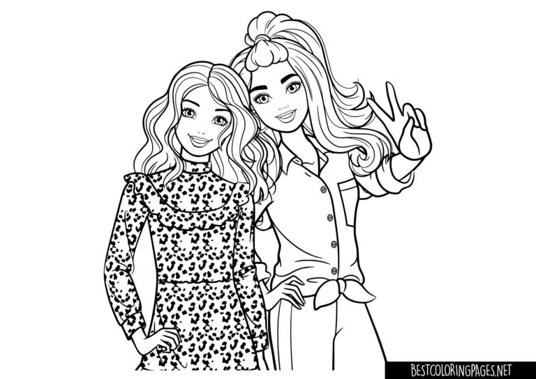 Barbie Coloring Pages - Bestcoloringpages.net