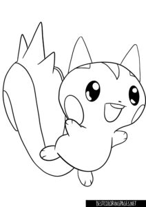 Cute Pokemon Colouring Page