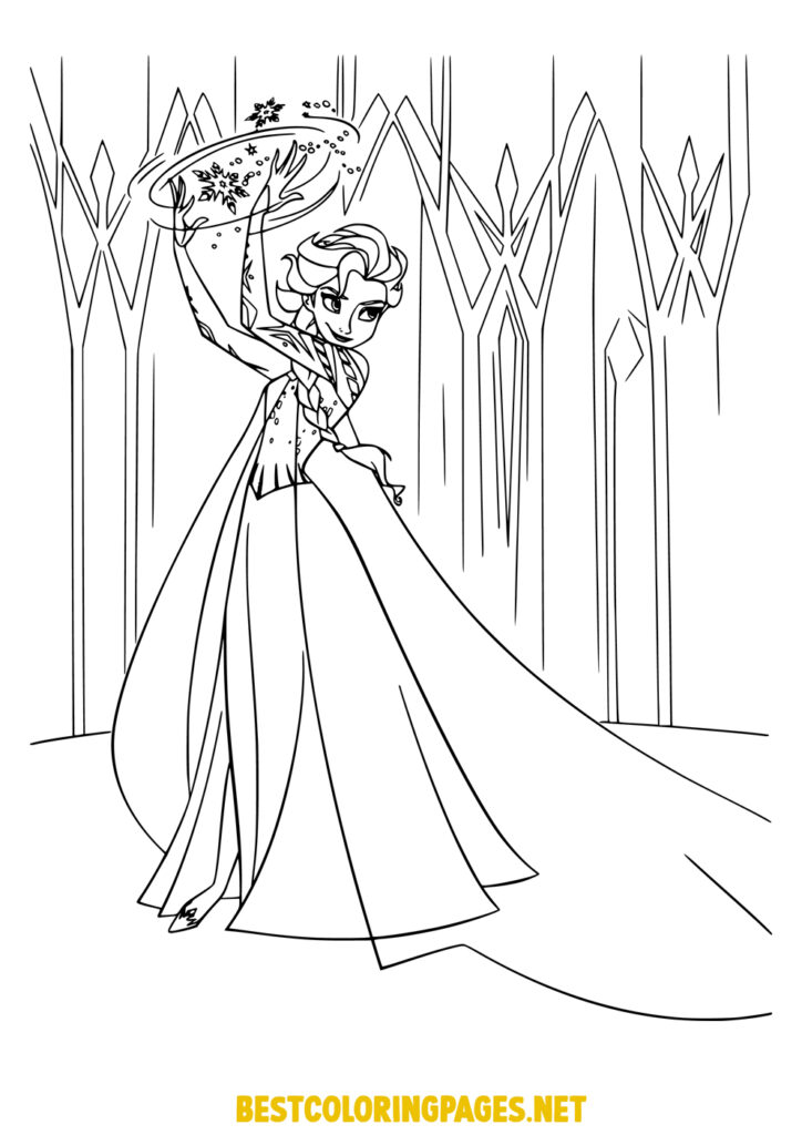 Disney Frozen Coloring Pages