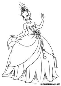 Disney Princess Coloring Page