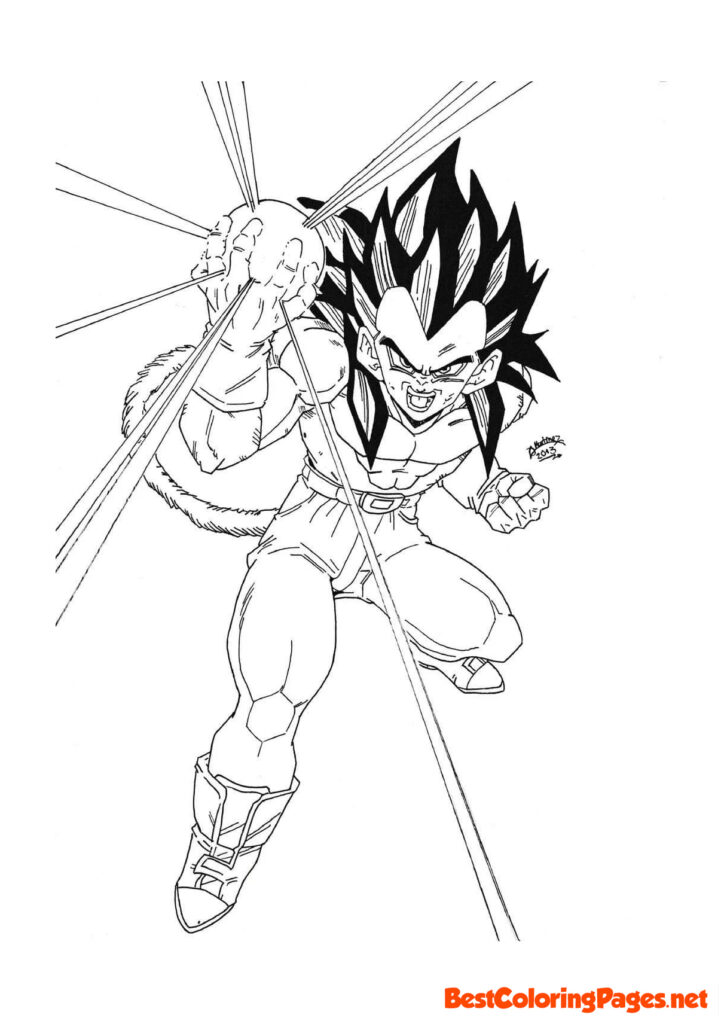 Dragon Ball Coloring pages