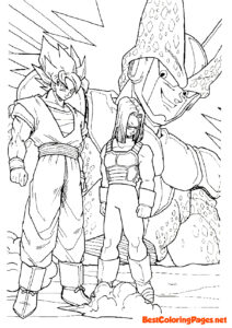 Dragon Ball coloring page