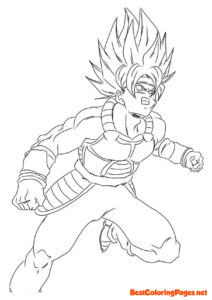Dragon Ball coloring pages 2