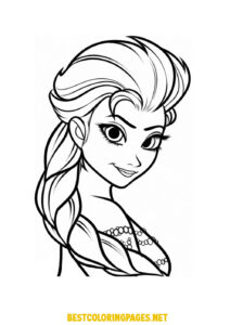 Elsa Coloring Sheet