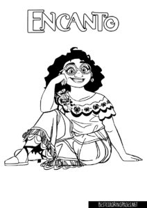 Disney Encanto Coloring Pages for kids