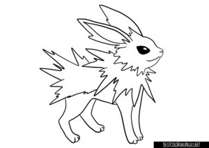 Flareon Pokemon Coloring page