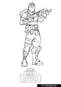 Fortnite Coloring Pages for Kids free printable