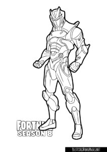 Fortnite season 8 coloring pages for kids