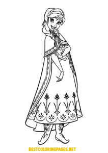 Free Coloring Pages Anna