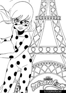 Free Ladybug coloring page