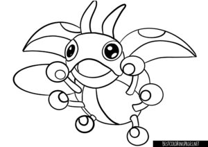 Free Pokemon coloring page for kids
