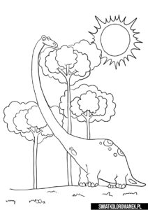 Free coloring dinosaurs