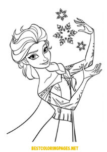 Free printable Frozen Coloring Pages for kids