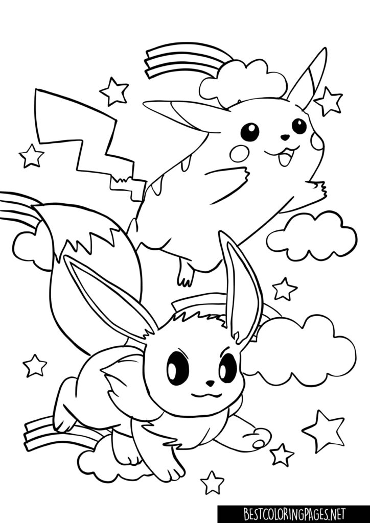 Free printable Pokemon Coloring Page