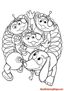 Free printable Toy Story characters coloring pages