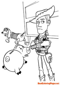 Free printable Toy Story coloring page